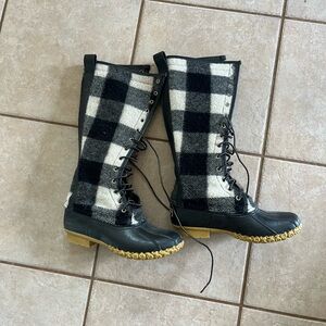 Plaid L.L.Bean Boots